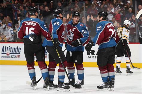 Colorado Avalanche Top Line Proves Who's Best over Bruins