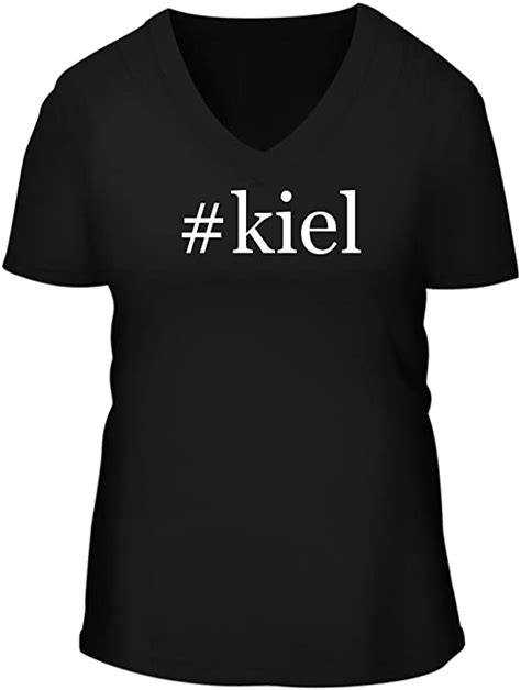 Kiel A Nice Hashtag Womens Short Sleeve V Neck T Shirt