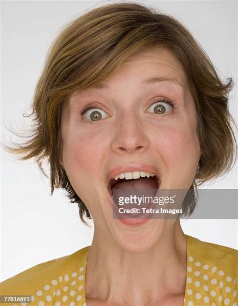 Woman Wide Open Mouth Photos And Premium High Res Pictures Getty Images