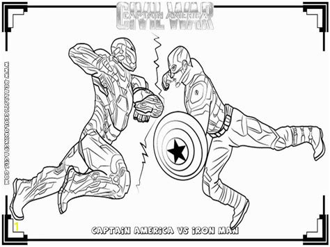 Iron Man Civil War Coloring Pages | divyajanani.org