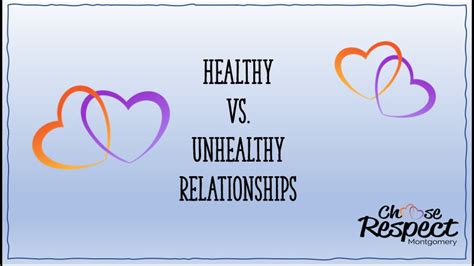 healthy vs unhealthy relationships youtube