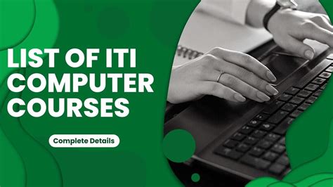 Iti Computer Courses List After 10th And 12th 2024 Guide