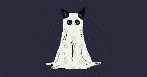 Spooky Kitty Cat Cat Ghost Costume Halloween T Shirt Teepublic