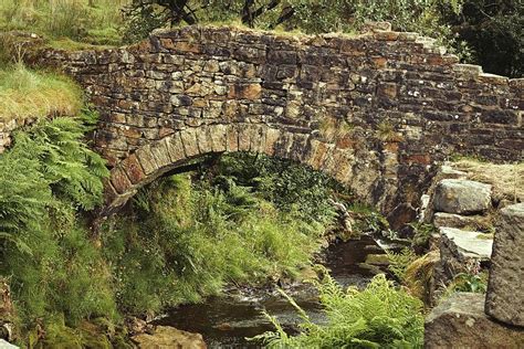 Old Stone Bridge Above A Stream Photograph By Watto Photos Fine Art