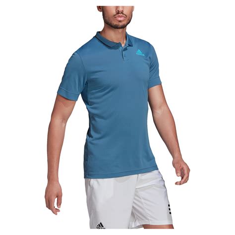Adidas Men`s Freelift Tennis Polo Shirt Altered Blue
