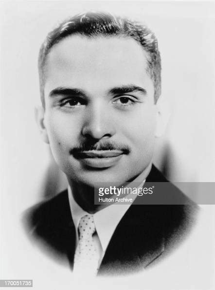 Portrait Shot Of King Hussein Of Jordan Circa 1960 News Photo