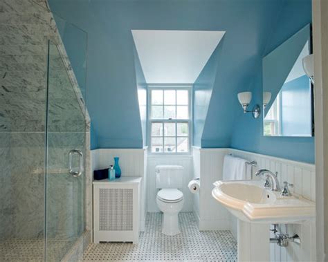 How to transform your attic into a dream storage space. Slanted Ceiling Shower | Houzz