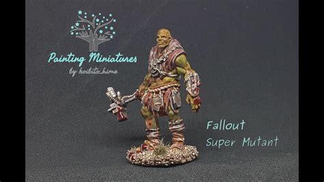 Fallout The Board Game Painting Super Mutant Miniature Youtube