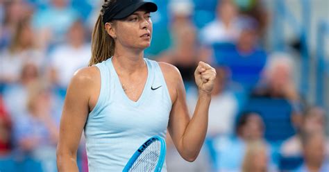 Sharapova Slips By Riske In Cincy Return I Took On The Challenge And I Found A Way