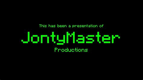Jontymaster Productions Closing Logo 8th 31st December 2019 Youtube