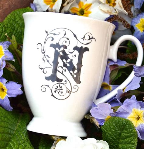Personalised Initial China Mug By The Letteroom Notonthehighstreet