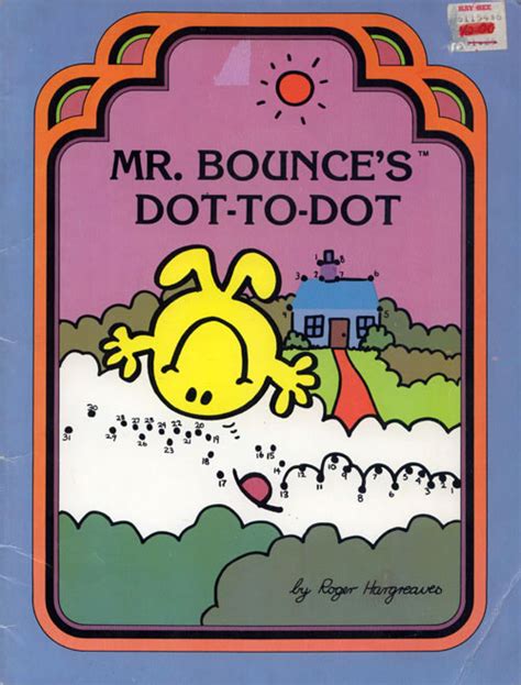 Mr Men And Little Miss Mr Bounces Dot To Dot Coloring Books At Retro