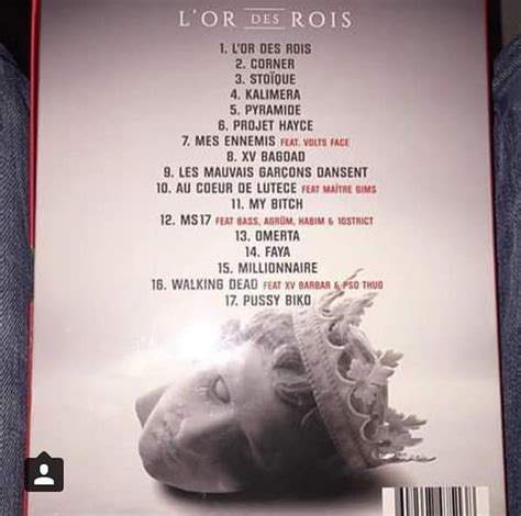 Hayce Lemsi Balance La Tracklist De Lor Des Rois