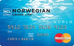 Fri, aug 27, 2021, 4:00pm edt Norwegian Cruise Line® World MasterCard® Credit Card