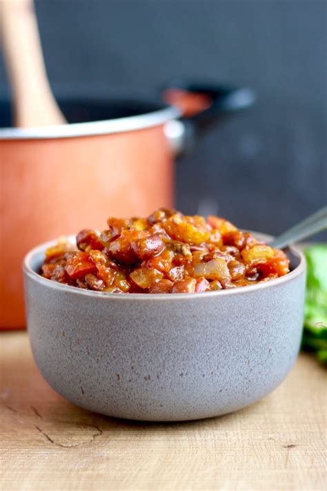 Hearty Vegan Pumpkin Chili The Conscientious Eater