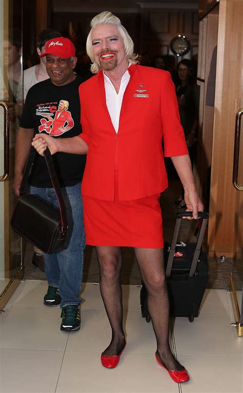 Richard Branson Dresses In Drag—see The Pic E Online Uk