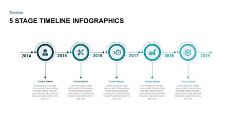 5 Stage Timeline Infographic Powerpoint Template Slidebazaar