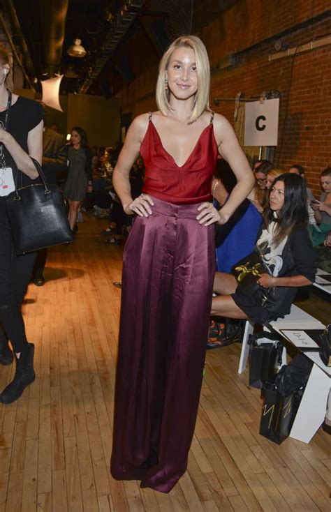 Whitney Port Celebrities Front Row At New York Fashion Week Spring