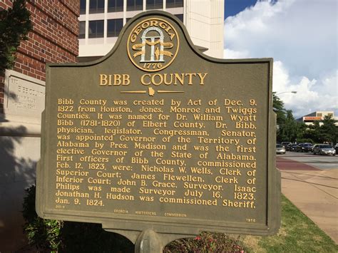 Bibb County Historic Sign Macon Georgia Paul Chandler July 2016