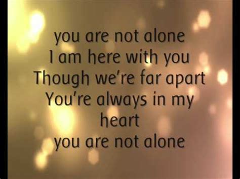 You are not alone stars: Michael Jackson - You Are Not Alone. (Lyrics). - YouTube