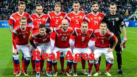 Russian soccer ball giftin a soccer or football game, there are eleven players to a side. Ages of Russia National Football Team Players in 2018 ...