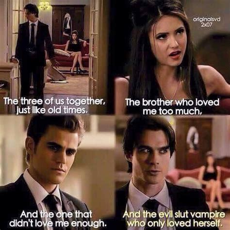 The vampire diaries ended in 2017, giving most of the. Ile Ile | Vampire diaries funny, Vampire diaries quotes, Vampire diaries