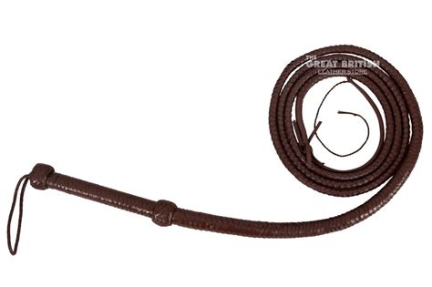Indiana Jones Bull Whip Hunter Brown 100 Real Leather 10 Foot Long