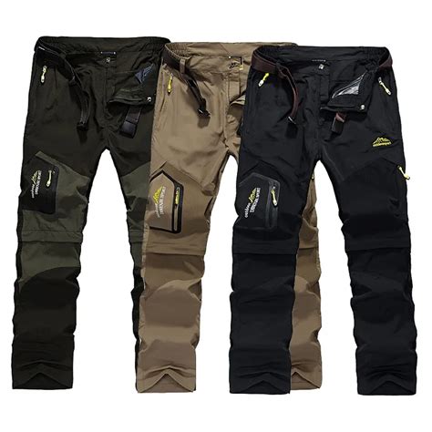 Hiking Pants Outdoor Quick Dry Pants Men Summer Breathable Camping