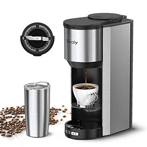 Sboly Coffee Machine Grind And Brew 2 In 1 Automatic Single Serve