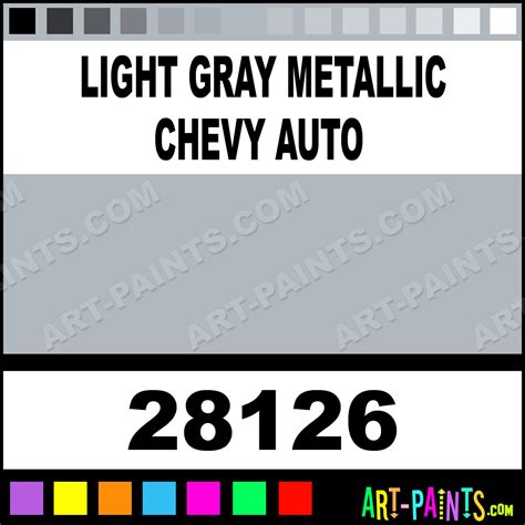 Light Gray Metallic Chevy Auto Model Metal Paints And Metallic Paints