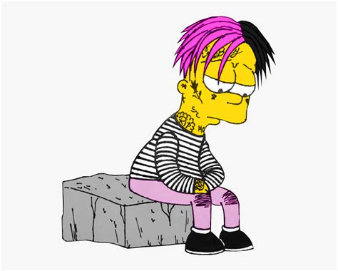 Bart Simpson Juice Wrld Wallpaper