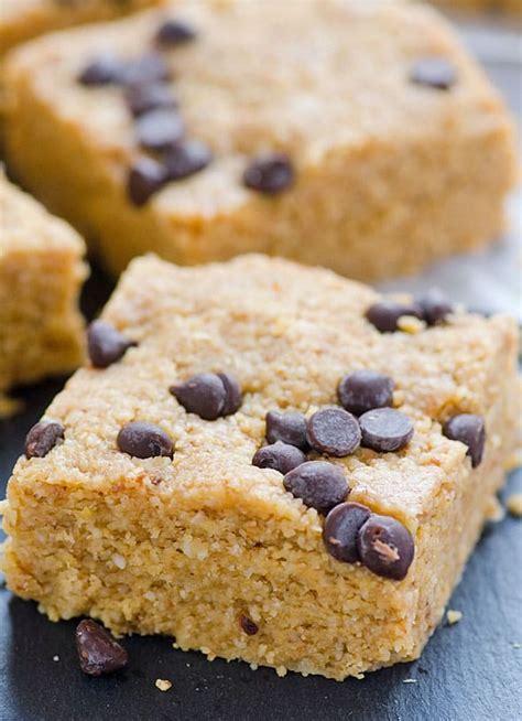 Freezer friendly and gluten free! Healthy No Bake Peanut Butter Bars - iFOODreal - Healthy ...