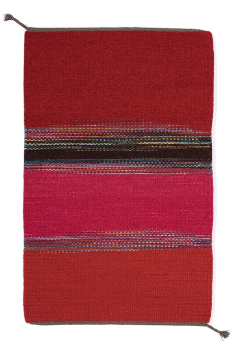 Static Reds 2 Handwoven Wool Rug By Regina Design Hand Weaving Wool
