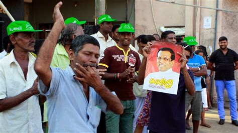 In Surprise Vote Sri Lankans Elect Challenger Over Longtime President