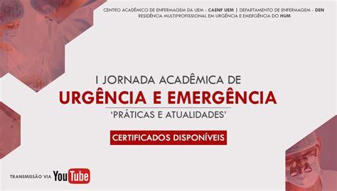 Certificados I Jornada Acadêmica De Urgência E Emergência Práticas E Atualidades