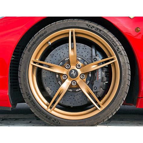Ferrari 20 458 Speciale Alloy Wheel Set Matte Gold To Fit Ferrari