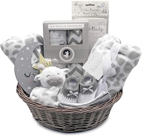 Luxury Newborn Baby T Hamper 100 Organic Cotton Muslins Plush
