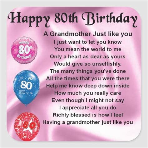 80th Birthday Wishes For Mom Bitrhday Gallery