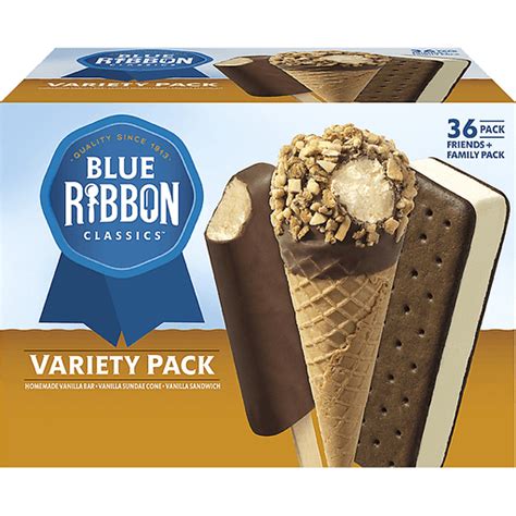 Blue Ribbon Classics Variety Pack 36pk Ice Cream Treats And Toppings