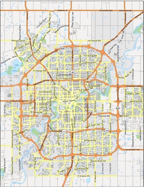 Map Of Edmonton Alberta Gis Geography