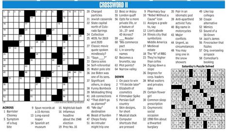 NY Daily News Daily News Daily Crossword