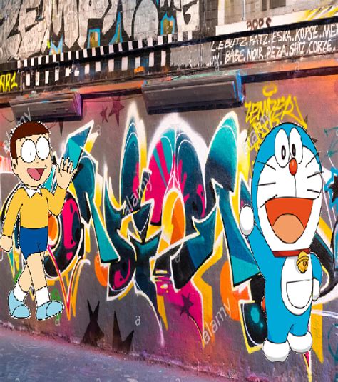 Halaman Unduh Untuk File Graffiti Gambar Doraemon Yang Ke