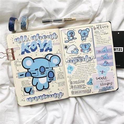 Pin By Kyong Mili On Cute Bts Bt21 Bullet Journal Ideas Bullet