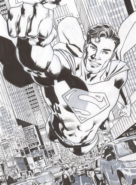 Superman By Bryan Hitch Comic Art Comic Book Artists Variant Covers