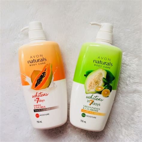 Avon Naturals Lotion 750ml And 400ml Shopee Philippines