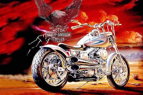 5d Diamond Painting Kit Motorcycle Rhinestone Cross Stitch Etsy