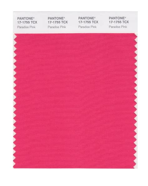 Pantone 17 1755 Tcx Swatch Card Paradise Pink Design Info