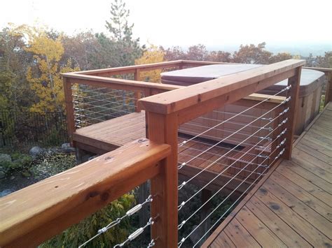 Cable Rail Deck Posts In 2020 Cable Railing Deck Posts Deck Railings