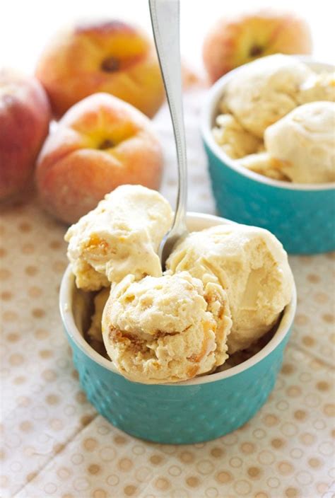 Honey Peach Frozen Yogurt Recipe Runner