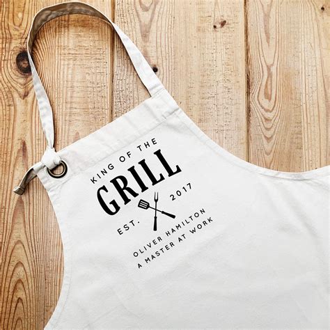 Aprons For Men Personalised Apron Custom Apron Vintage Style